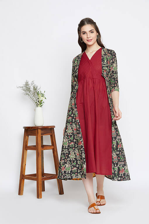 Buy online Women's Flared Kurta from Kurta Kurtis for Women by Cotton Feb  Gallery for ₹1069 at 47% off | 2024 Limeroad.com
